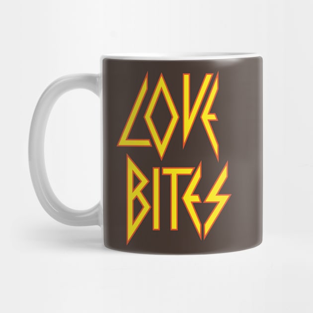 Def Leppard Valentine's Day Card | Love Bites Design by LTFRstudio